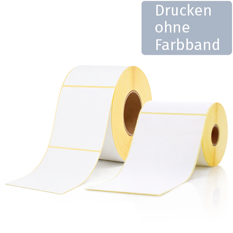 Thermodirekt Etiketten auf Rolle - Zum Sortiment