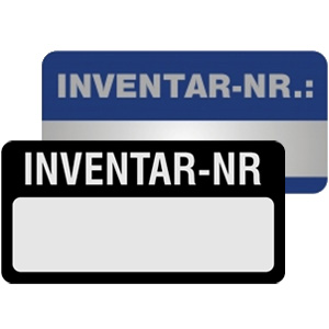 Inventaretiketten / Eigentumsetiketten