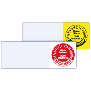 Cable Inspection Labels: Nächster Prüftermin DGUV Vorschrift 3 - on Roll - View Assortment