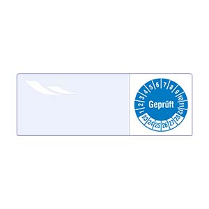 Cable Inspection Labels with protective laminate