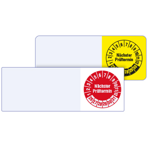 Cable Inspection Labels: Nächster Prüftermin - on Roll - View Assortment