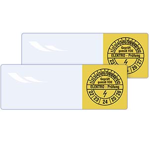 Cable Inspection Labels with protective laminate