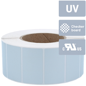 Polyester silver, matte, permanent adhesive - View Assortment