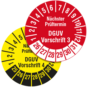 Inspection Date Labels: Nächster Prüftermin DGUV - on Roll Inspection Date Labels: Nächster Prüftermin DGUV - on Roll - View Assortment