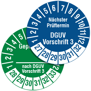 DGUV Vorschriften - auf Rolle - Zum Sortiment