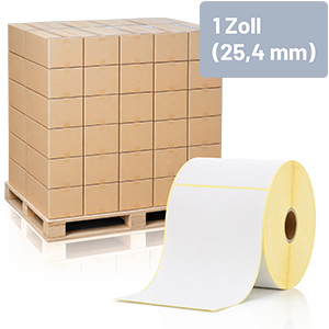 1 Zoll (25,4 mm) Rollenkern für Mini-Desktopdrucker - Zum Sortiment