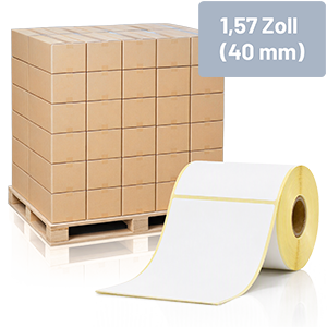 1,57 Zoll (40 mm) Rollenkern für Standard- und Industriedrucker - Zum Sortiment