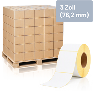3 Zoll (76,2 mm) Rollenkern für Standard- und Industriedrucker - Zum Sortiment