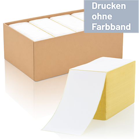 Thermodirekt Etiketten, Leporello gefalzt, im Karton - Zum Sortiment 
