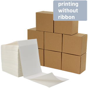 Thermal direct labels, Leporello folded, in cartons - View Assortment