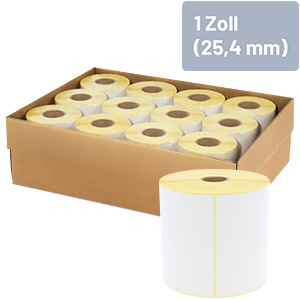 1 Zoll (25,4 mm) Rollenkern für Mini-Desktopdrucker - Zum Sortiment 