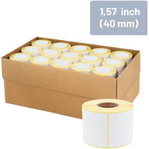 1,57 Zoll (40 mm) Rollenkern für Standard- und Industriedrucker - View Assortment