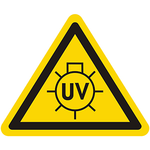 Warnung vor UV-Strahlen