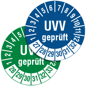 UVV Vorschriften - auf Rolle - Zum Sortiment