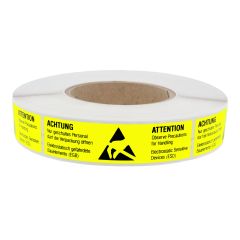 ESD-Warnaufkleber, 105 x 26 mm - Zum Produkt