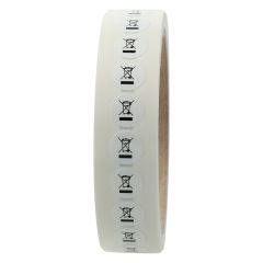 electronic equipment labels, DIN EN 50419, polyester, Ø 12.5 mm - View Product