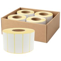 Zebra kompatible Papier Etiketten, 101,6 x 38,1 mm, 4 Rollen im Karton - Zum Produkt