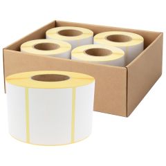 Zebra kompatible Papier Etiketten, 101,6 x 76,2 mm, 4 Rollen im Karton - Zum Produkt