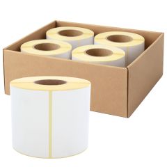 Zebra kompatible Papier Etiketten, 148 x 210 mm, 4 Rollen im Karton - Zum Produkt