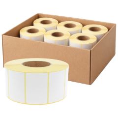 Zebra kompatible Papier Etiketten, 76,2 x 50,8 mm, 6 Rollen im Karton - Zum Produkt