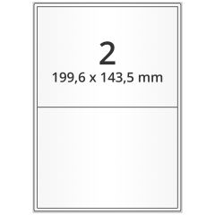 high gloss inkjet labels, 199.6 x 143.5 mm - View Product
