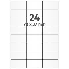 polyester labels, white, 70 x 37 mm - View Product