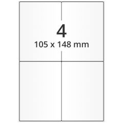 polyester labels, white, 105 x 148 mm - View Product