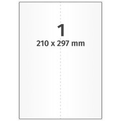 polyester labels, white, 210 x 297 mm - View Product