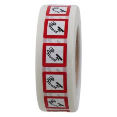 GHS labels GHS 05, corrosive substances, 15 x 15 mm - View Product