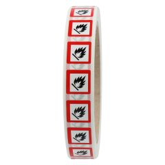 GHS labels, GHS 02, class 3, 15 x 15 mm - View Product