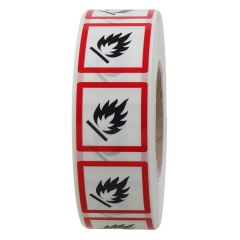 GHS labels, GHS 02, class 3, 25 x 25 mm - View Product