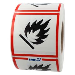 GHS labels GHS 02, class 3, 100 x 100 mm - View Product