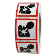 GHS labels GHS 08, health harmful, 50 x 50 mm - View Product