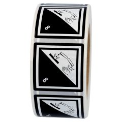 dangerous goods labels, polyethylene foil, 50 x 50 mm - View Product