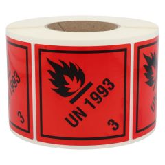 dangerous goods labels, polyethylene foil, 100 x 100 mm - View Product