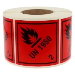 dangerous goods labels, polyethylene foil, 100 x 100 mm - View Product