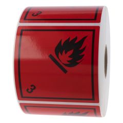 dangerous goods labels, polyethylene foil, 100 x 100 mm - View Product