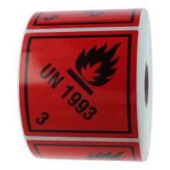 dangerous goods labels, polyethylene foil, 100 x 100 mm - View Product