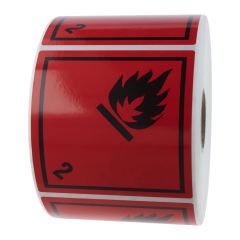 dangerous goods labels, polyethylene foil, 100 x 100 mm - View Product