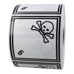 dangerous goods labels, polyethylene foil, 100 x 100 mm - View Product