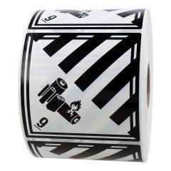 dangerous goods labels, polyethylene foil, 100 x 100 mm - View Product