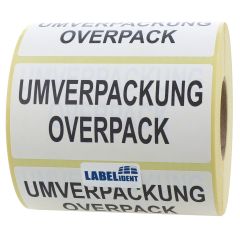 Umverpackung/Overpack labels, paper, 100 x 50 mm - View Product