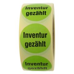 Inventuretiketten, Papier, Ø 50 mm - Zum Produkt