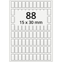 Kabeletiketten, Polyester, 15 x 30 mm - Zum Produkt