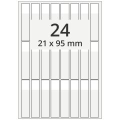 Kabeletiketten, Polyester, 21 x 95 mm - Zum Produkt