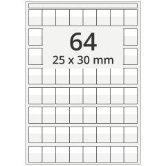 Kabeletiketten, Polyester, 25 x 30 mm - Zum Produkt