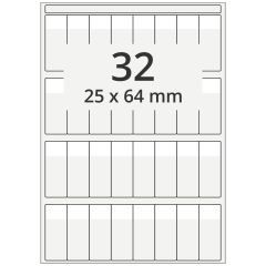 cable labels, polyester, 25 x 64 mm - View Product