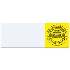 cable inspection label, 2025-2030, PVC/Vinyl, 25 x 70 mm - View Product