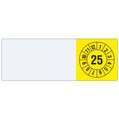 cable inspection label, 2025, PVC/Vinyl, 25 x 70 mm - View Product
