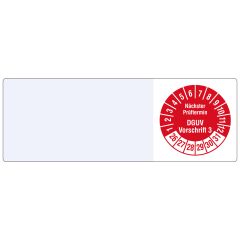 cable inspection label, 2026-2031, PVC/Vinyl, 25 x 70 mm - View Product